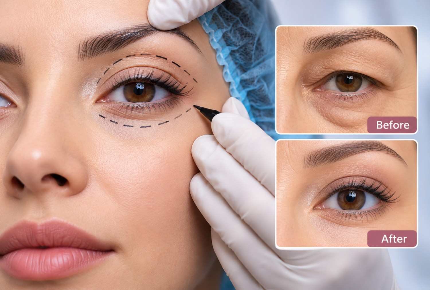 Blepharoplasty surgery